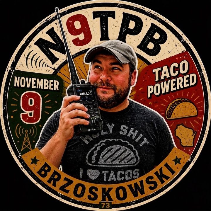 Taco Powered N9TPB badge